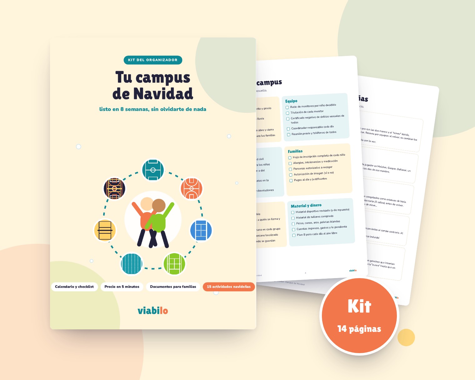 Kit del organizador: campus de Navidad